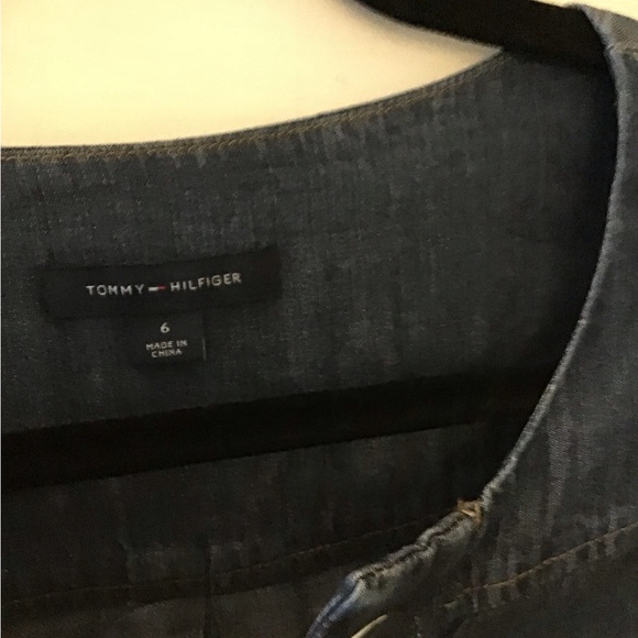 NWT Tommy Hilfiger Short Sleeve Light Denim Dress - Picture 6 of 7